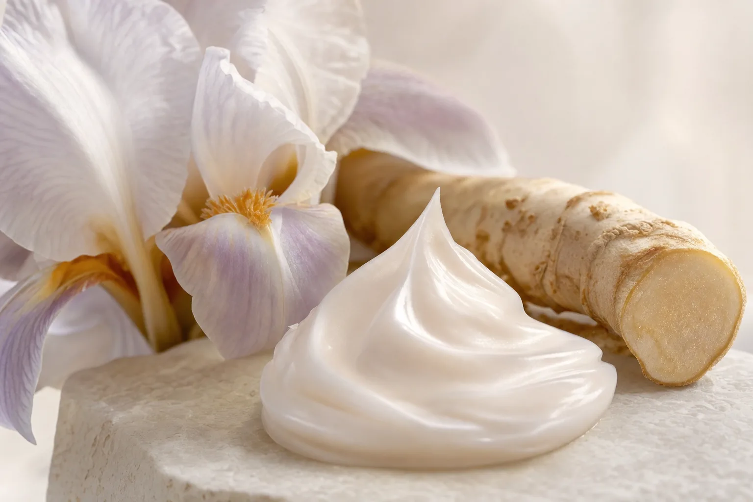 Editorial cream-texture still life to accompany YSL Pure Shots Youth Reload Cream