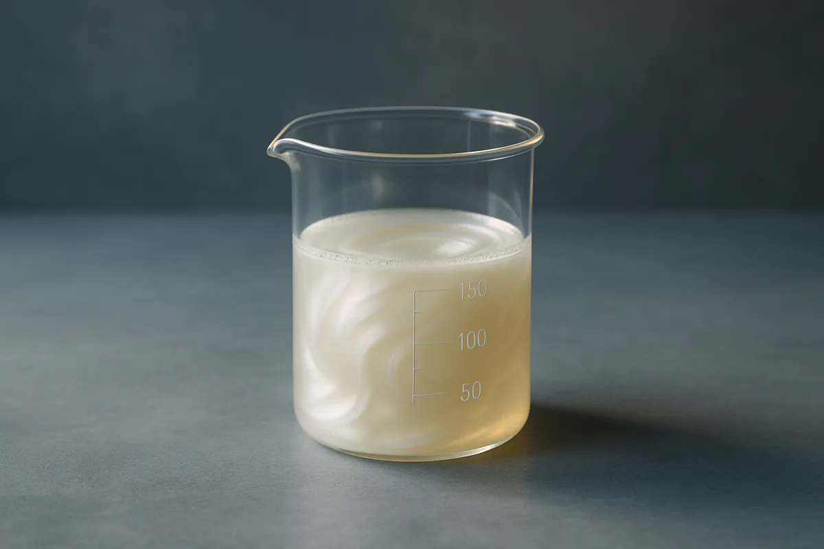Editorial image representing the skincare ingredient galactomyces