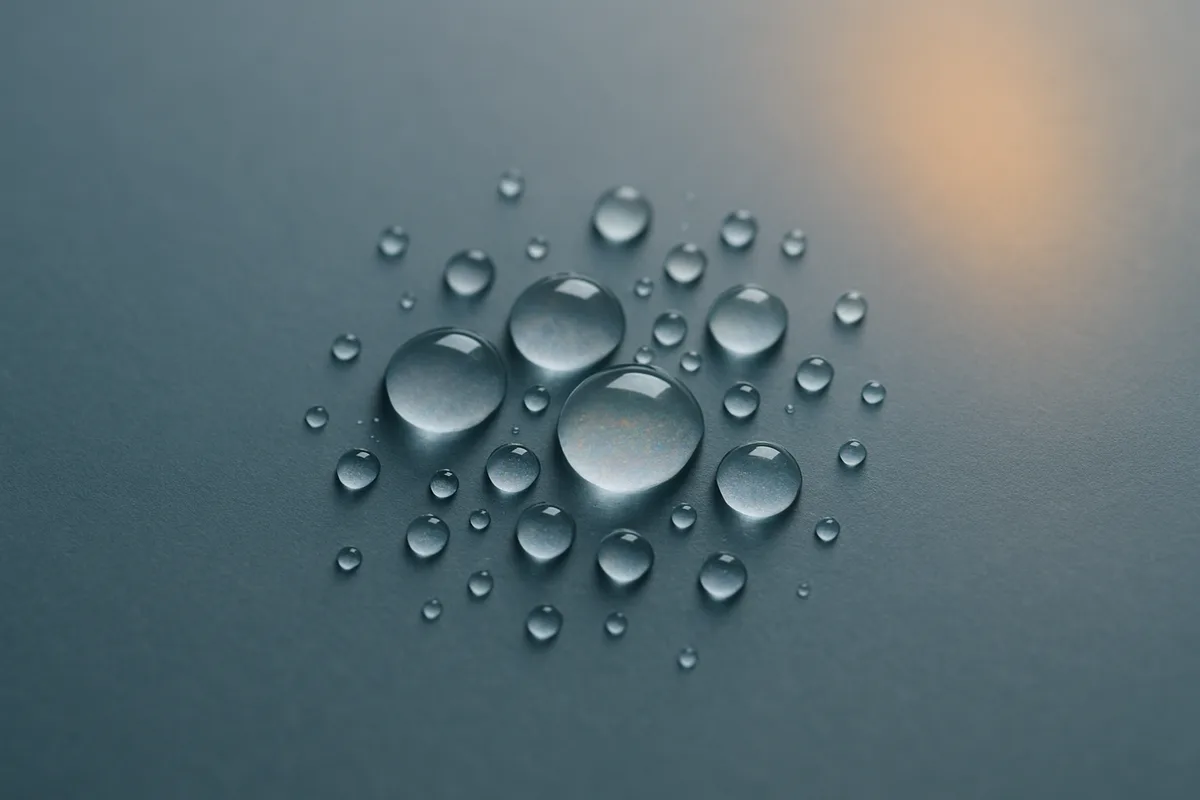 Editorial image representing the skincare ingredient hyaluronic acid