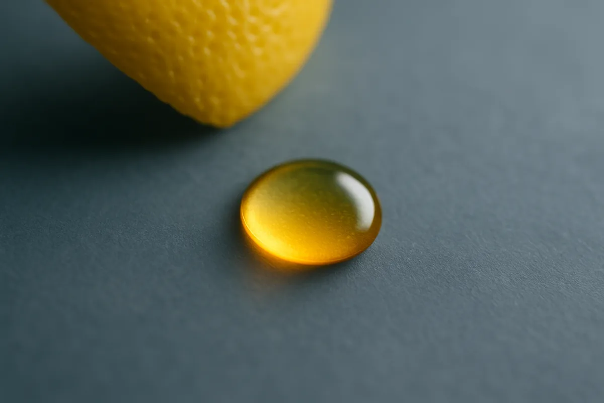 Editorial image representing the skincare ingredient vitamin C